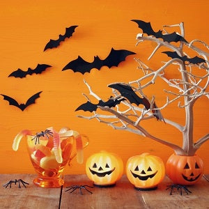 72 PCS Halloween 3D Bats Decoration, DIY Scary Wall Bats Wall Decal Wall Stickers 4 Different Sizes Halloween Party Decoration Supplies