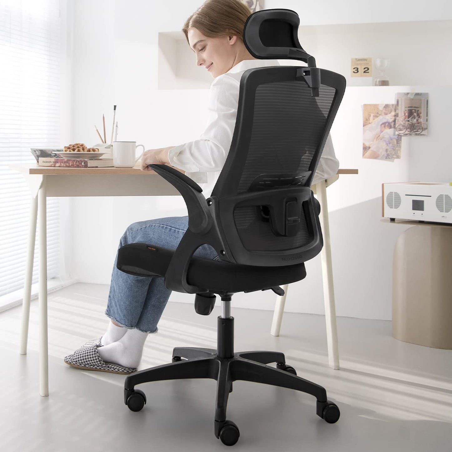 (New)HIGH BACK MESH ADJUSTABLE OFFICE NEO CHAIR