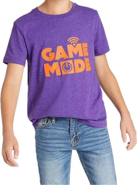 Boy's Game Mode Graphic Short Sleeve T-Shirt