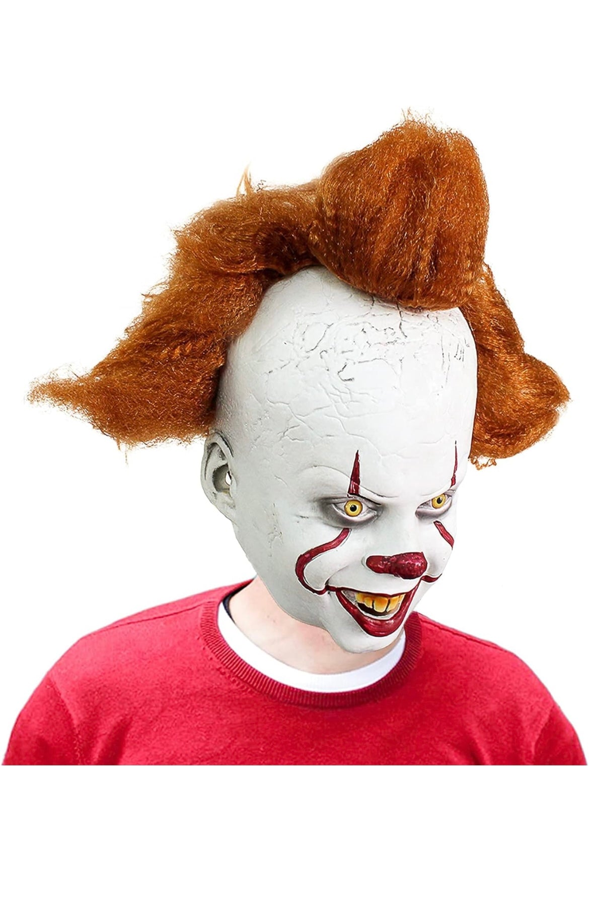 Scary Clown Halloween Mask(Adult One Size)