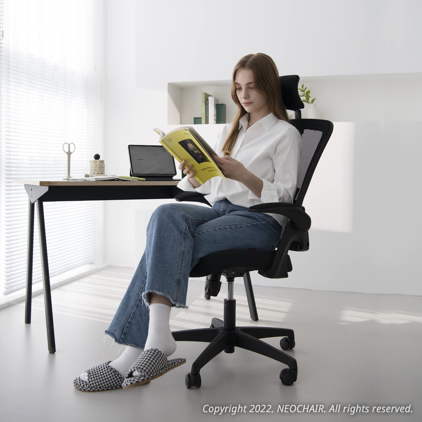 (New)HIGH BACK MESH ADJUSTABLE OFFICE NEO CHAIR