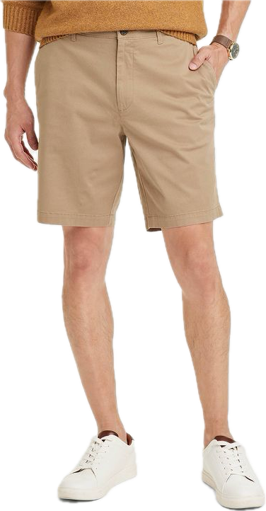 Men's 9" Slim Fit Flat Front Chino Shorts Size 30