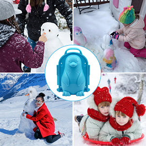 Penguin Snow Mold Winter Penguin Snow Maker Ideal SNO Toys SNO-Buddy Penguin for Kids