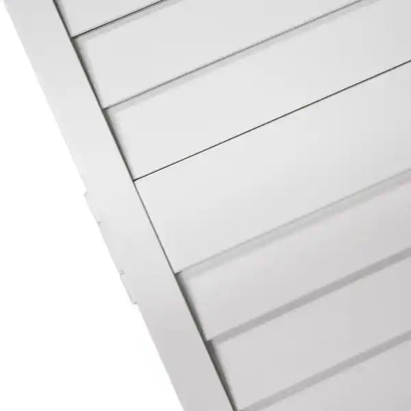 (New) Closet Door, Bi-fold, Louver Louver Plantation Primed White (36x80)