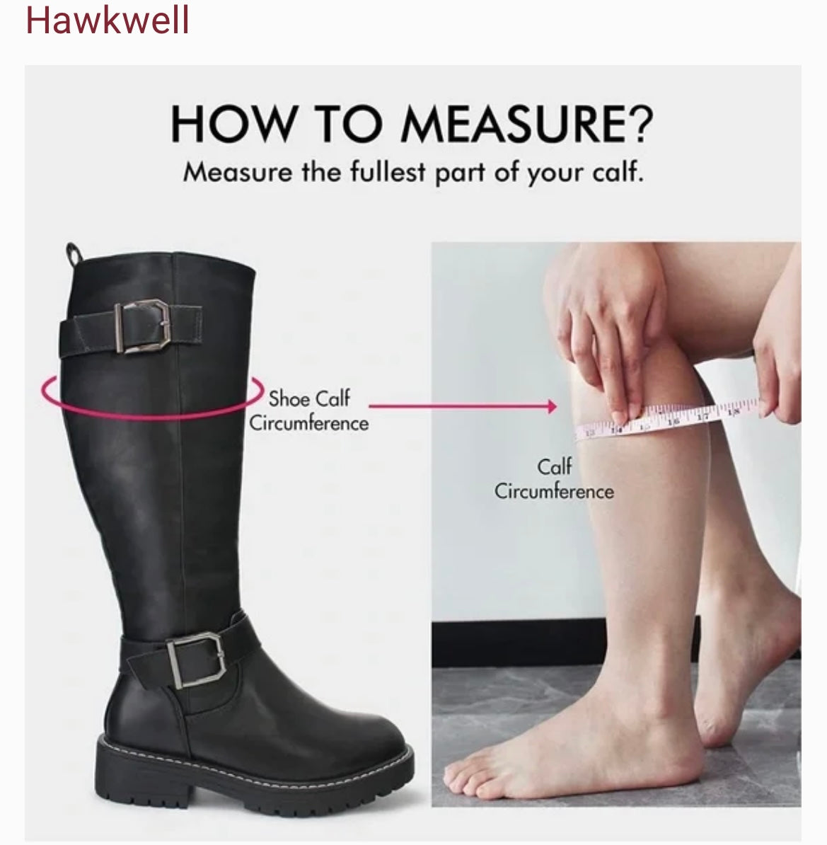 Hawkwell Women’s Black Knee Riding Boot (Size 10M)