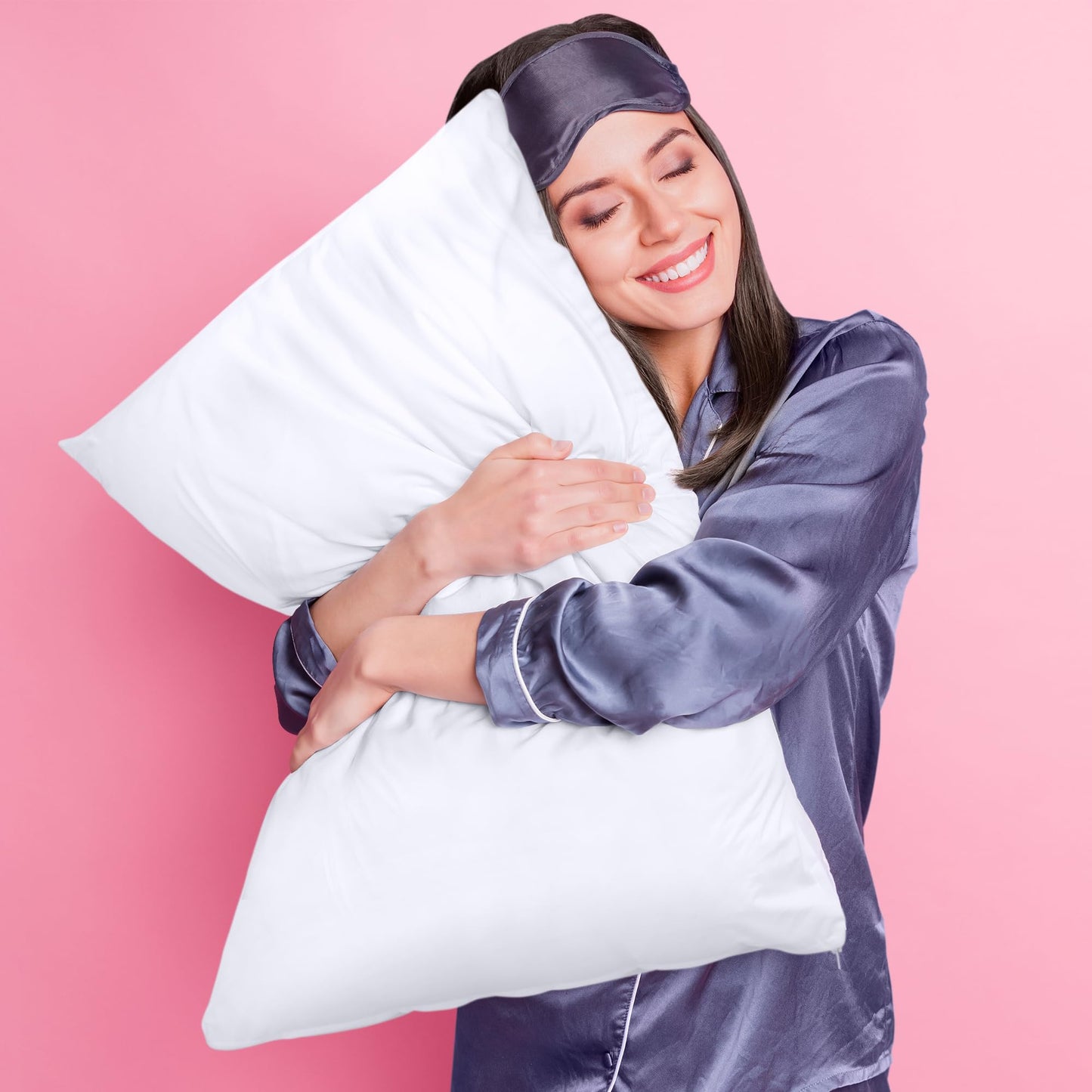 Waterproof Pillow Protector Zippered (2 Pack) Queen – Bed Bug Proof Pillow Encasement 20 x 28 Inches