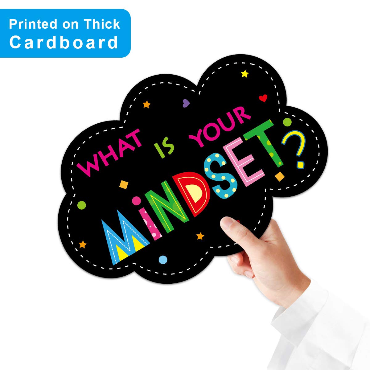 Growth Mindset Posters Classroom Bulletin Board Display Set Positive Sayings What is Your Mindset for Kids School Decoration