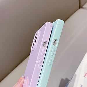 Compatible with iPhone 11 Pro Square Cover,Cute Aesthetic Candy Design for Women Camera Lens Protection Soft TPU Shockproof Edge Solid Color Phone Case for iPhone 11 Pro - 5.8 inch (Chalk Pink)