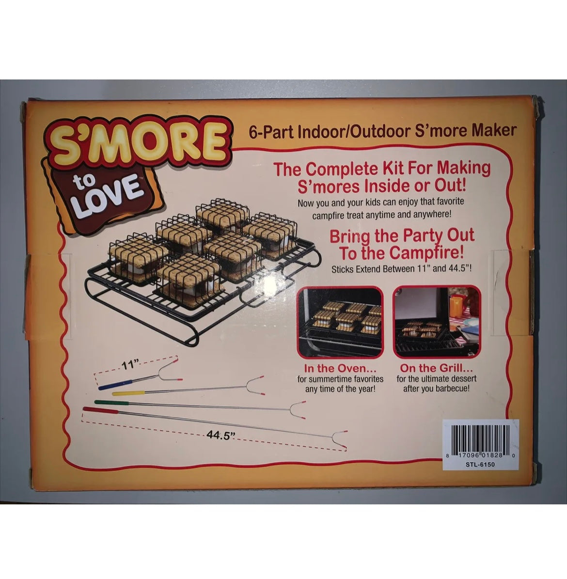 S'more Maker With Telescoping Roasting Sticks