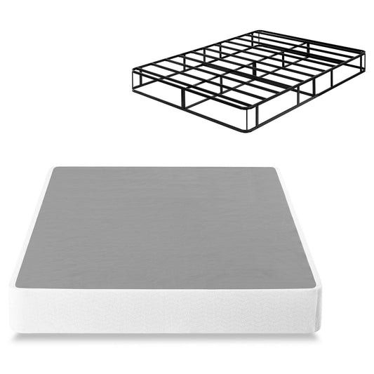 (New) 9 Inch Metal Smart Box Spring with Quick Assembly / Mattress Foundation / Strong Metal Frame / Easy Assembly, Twin XL