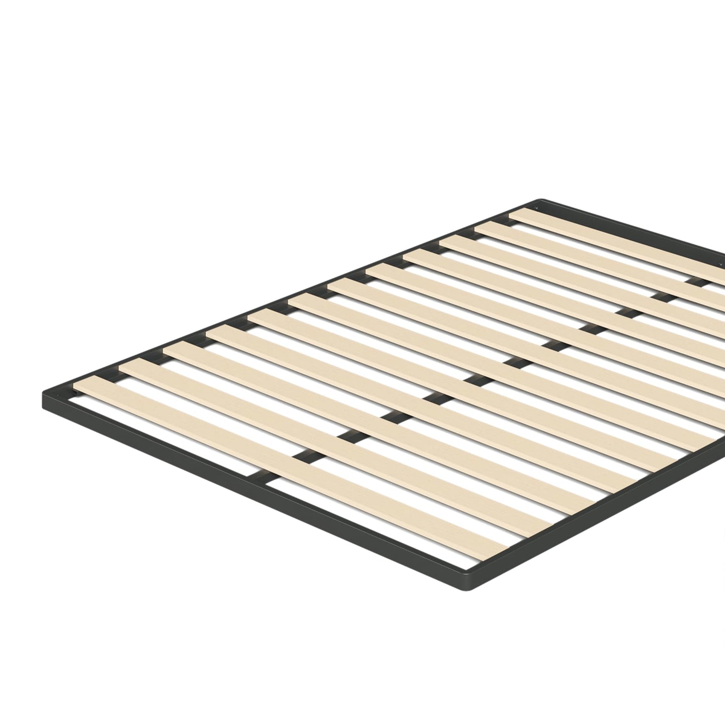 (New) Deepak Easy Assembly Wood Slat 1.6 Inch Bunkie Board, Bed Slat Replacement, Full Size