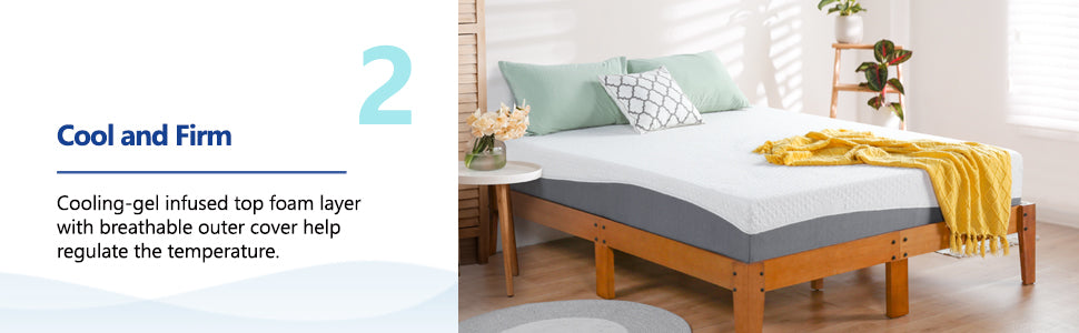 (New) KING SIZE GEL MEMORY FOAM MATTRESS